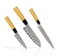 Фото Набор из 3-х кухонных ножей Fissman Katana 3