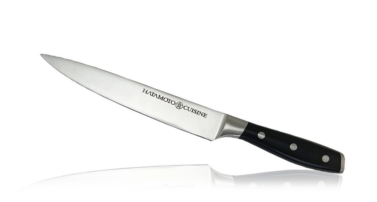 Набор из 3-х кухонных ножей Hatamoto H00709, сталь AUS-8 - фото 4