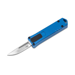 Фото Автоматический нож Boker Micro USB OTF Blue, сталь D2, рукоять алюминий, синий