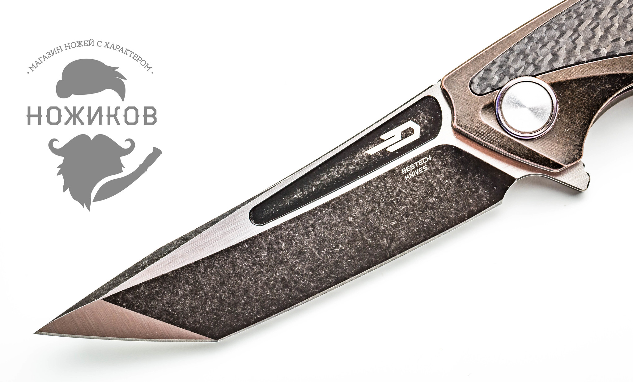 Складной нож Bestech Predator limited edition Black BT1706E, сталь CPM-S35VN, рукоять титан от Ножиков