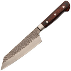 Фото Нож кухонный Шеф-Kengata 190 мм, Sakai Takayuki, сталь VG-10, Damascus 33 слоя, рукоять дерево