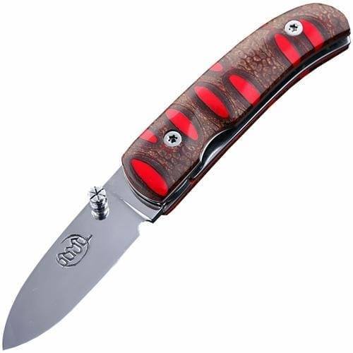 Складной нож Citadel Coubi 2018, сталь N690, рукоять Banksia Red