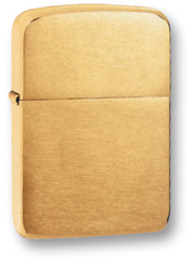 Фото Зажигалка ZIPPO Replica Brushed Brass, латунь, золотистый, матовая, 36х56х12 мм