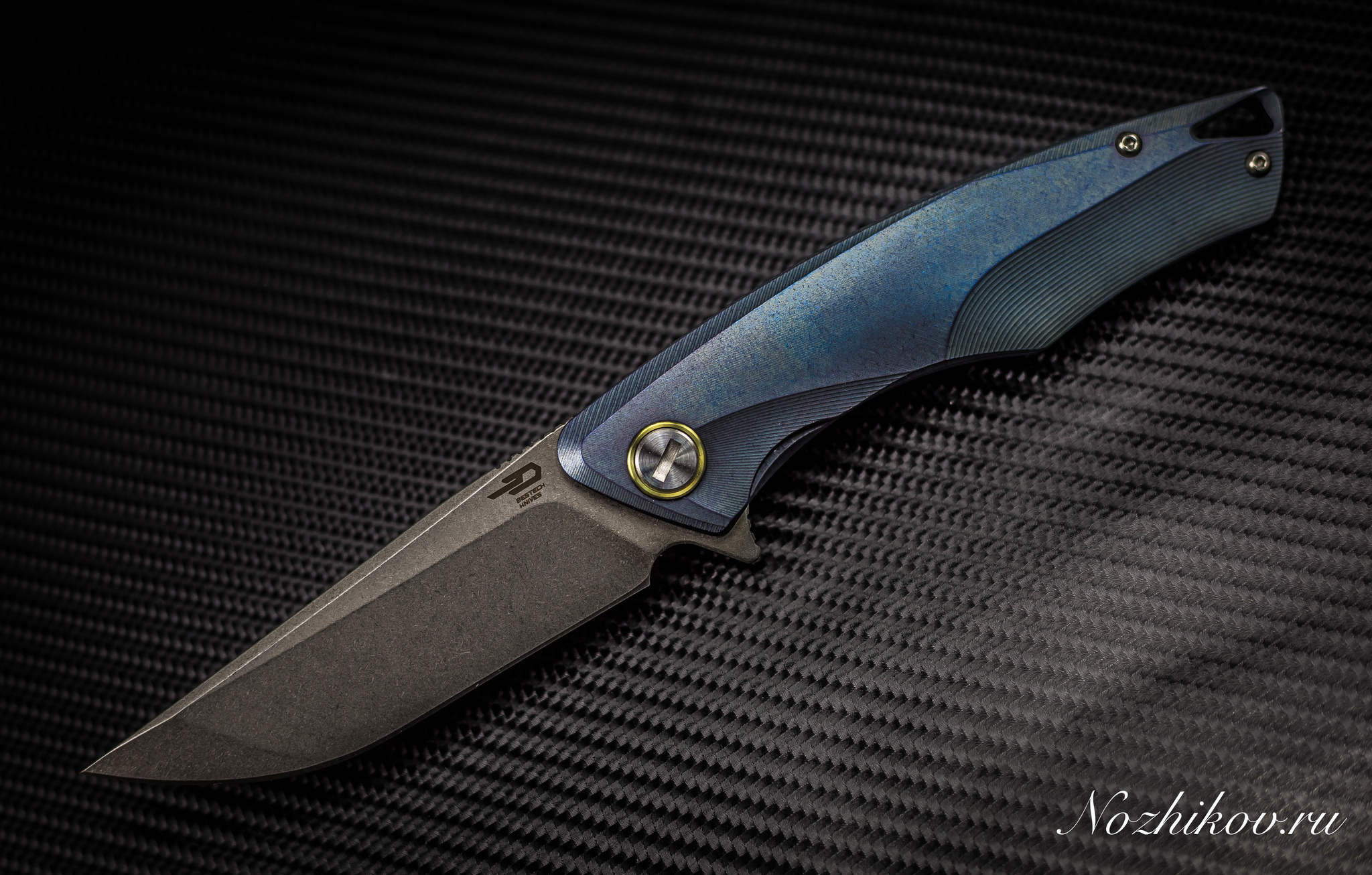 фото Складной нож bestech dolphin bt1707b, сталь cpm-s35vn, рукоять титан bestech knives