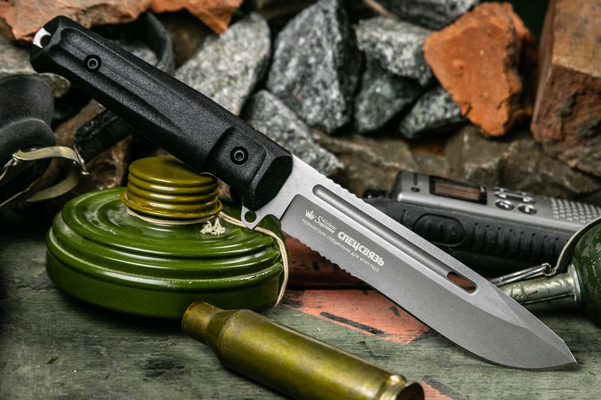 Тактический нож Фельдъегерь AUS-8 TW, Kizlyar Supreme