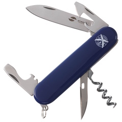 Фото Нож перочинный Stinger 90 мм, 10 функций, синий, в блистере