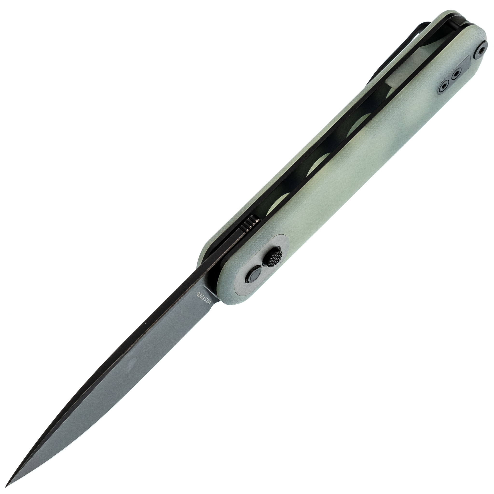 Складной нож Corgi Vosteed, сталь 14C28N, рукоять G10, jade - фото 2