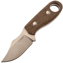 Фото Нож Kizer Beaver 2, сталь AEB-L, рукоять микарта/G10