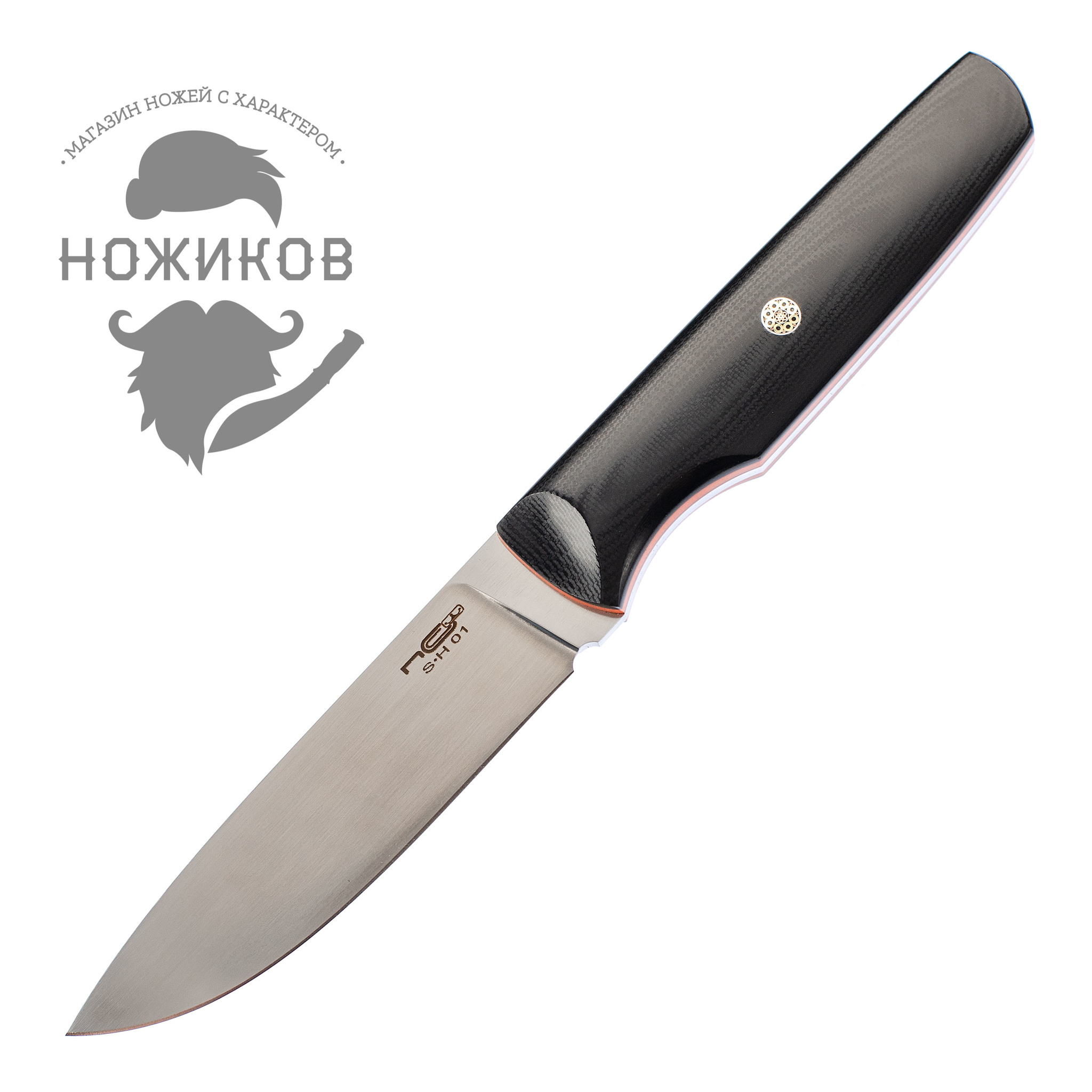 Набор (Охотника, шашлычника) Set Hunting Нож+Вилка G10, сталь Х105 Satin. Фото №3