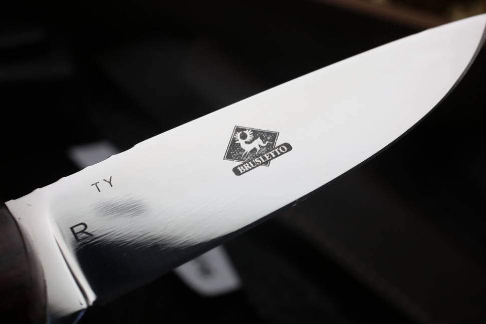 Нож с фиксированным клинком Brusletto Ty, сталь  VG-10 Laminated 420J2, рукоять древесный пластик от Ножиков