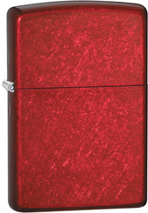Фото Зажигалка ZIPPO Classic с покрытием Candy Apple Red™, латунь/сталь, красная, глянцевая, 36x12x56 мм