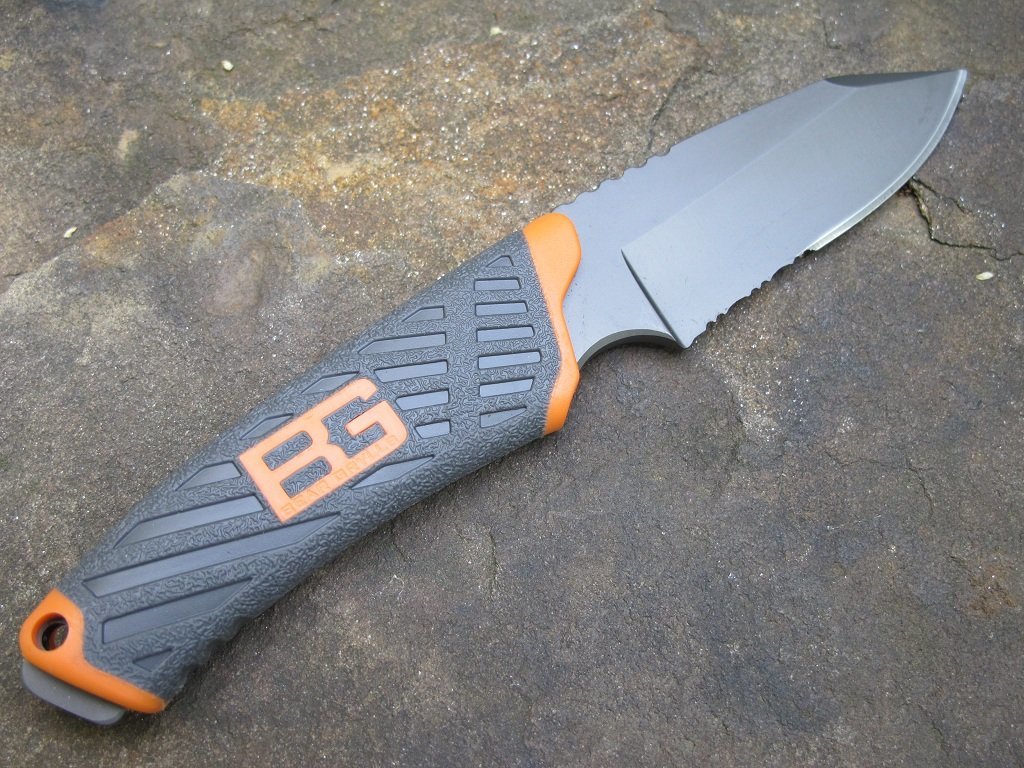 Нож Gerber Bear Grylls Compact Fixed Blade, сталь 7Cr17MoV, рукоять термопластик GRN от Ножиков