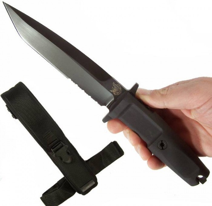 Нож с фиксированным клинком Extrema Ratio Col. Moschin Plain Edge, сталь Bhler N690, рукоять  пластик