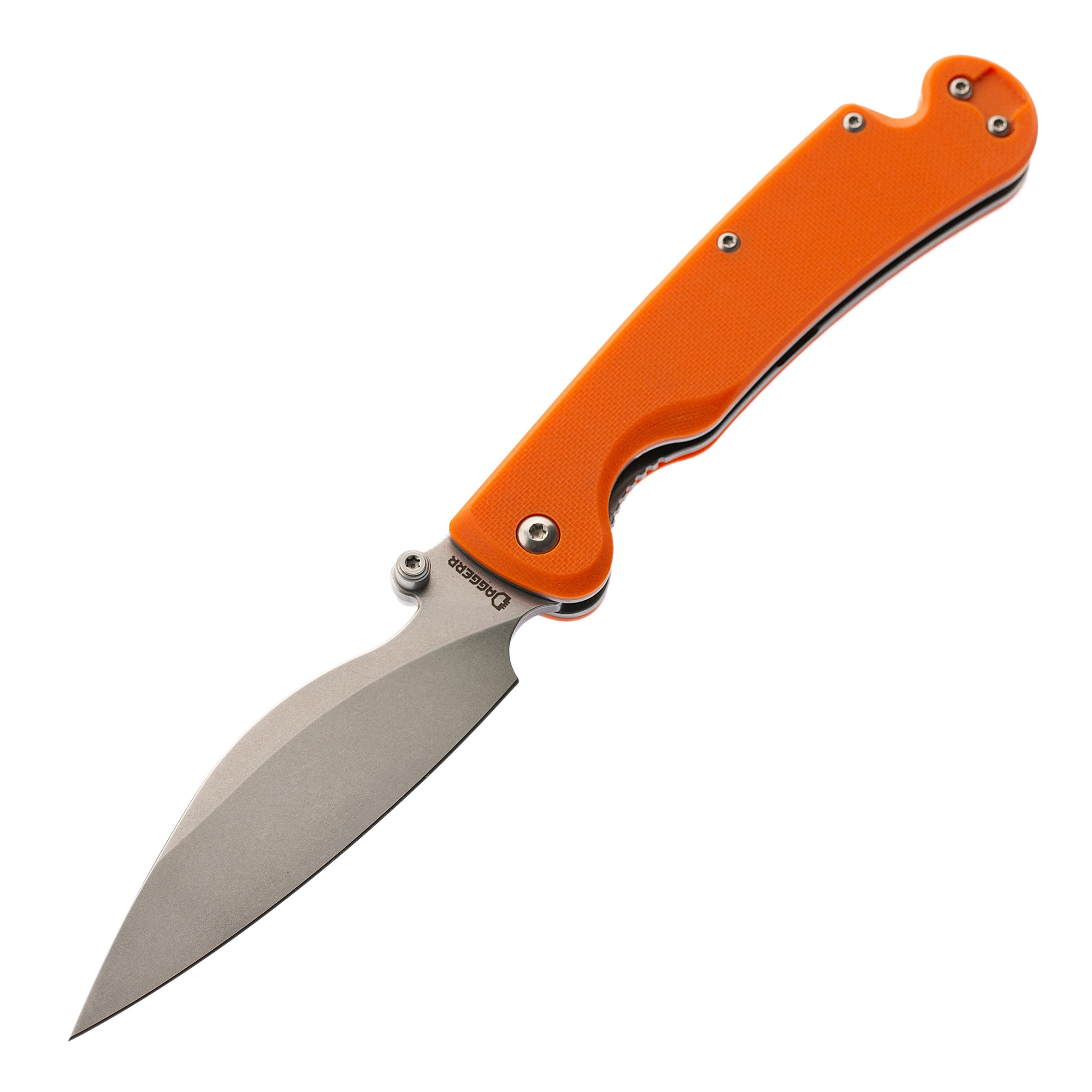 Складной нож Daggerr Pelican Orange, сталь D2, G10
