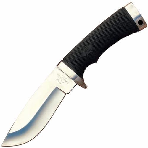 Туристический охотничий нож с фиксированным клинком Katz Wild Kat, 215 мм, сталь XT-80, рукоять kraton