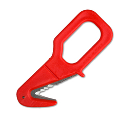 Фото Стропорез Fox Rescue Emergency Tool, сталь 420J2, рукоять термопластик FRN, красный