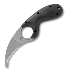 Фото Стропорез Bear Claw Serrated Edge-1, CRKT 2510, сталь AUS 4, рукоять термопластик GRN, черный