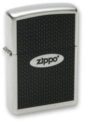 Фото Зажигалка ZIPPO Zippo Oval Satin Chrome, латунь с ник.-хром. покрыт., серебр., матовая, 36х56х12 мм