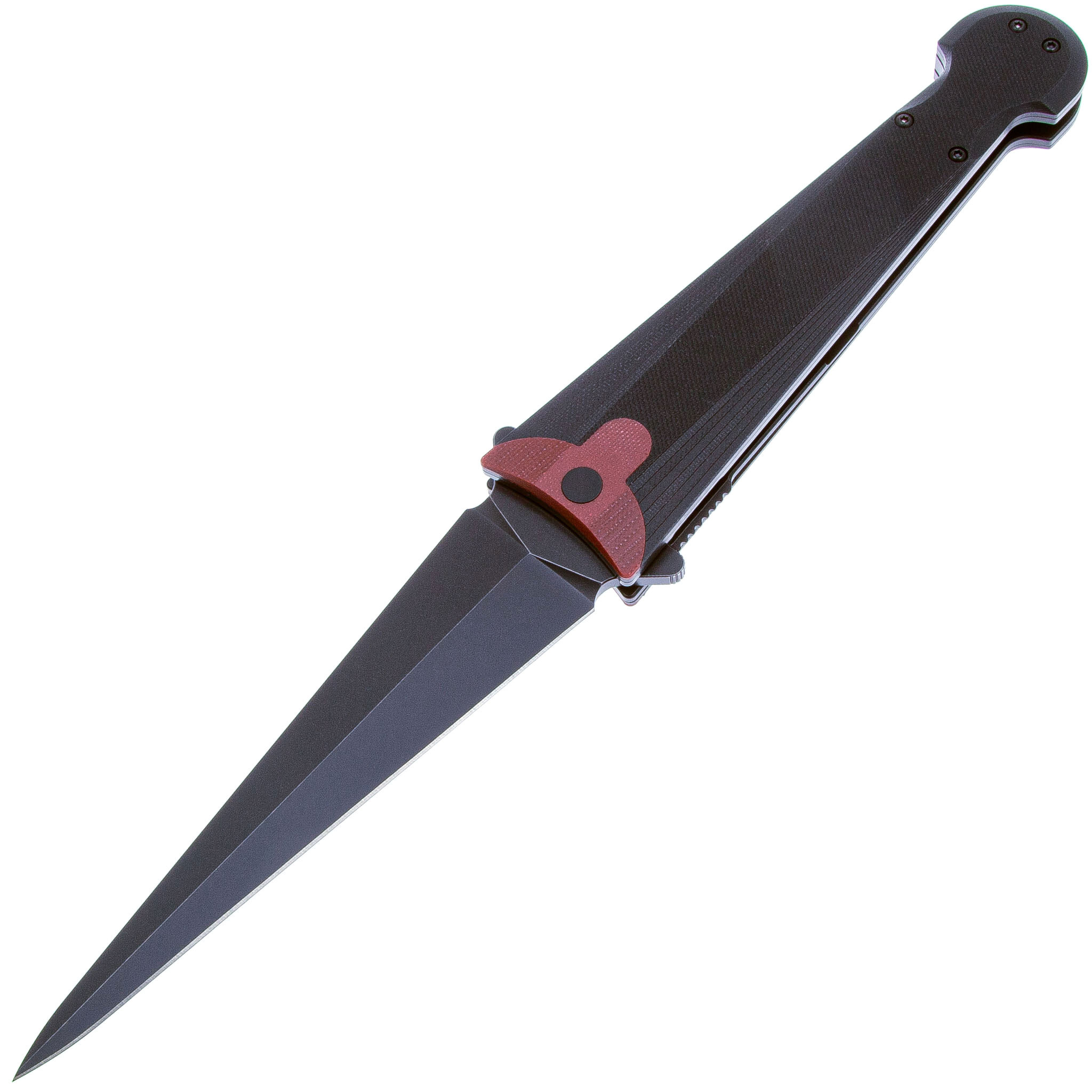 Складной нож Daggerr Cinquedea All Black, сталь D2, рукоять G10 - фото 1