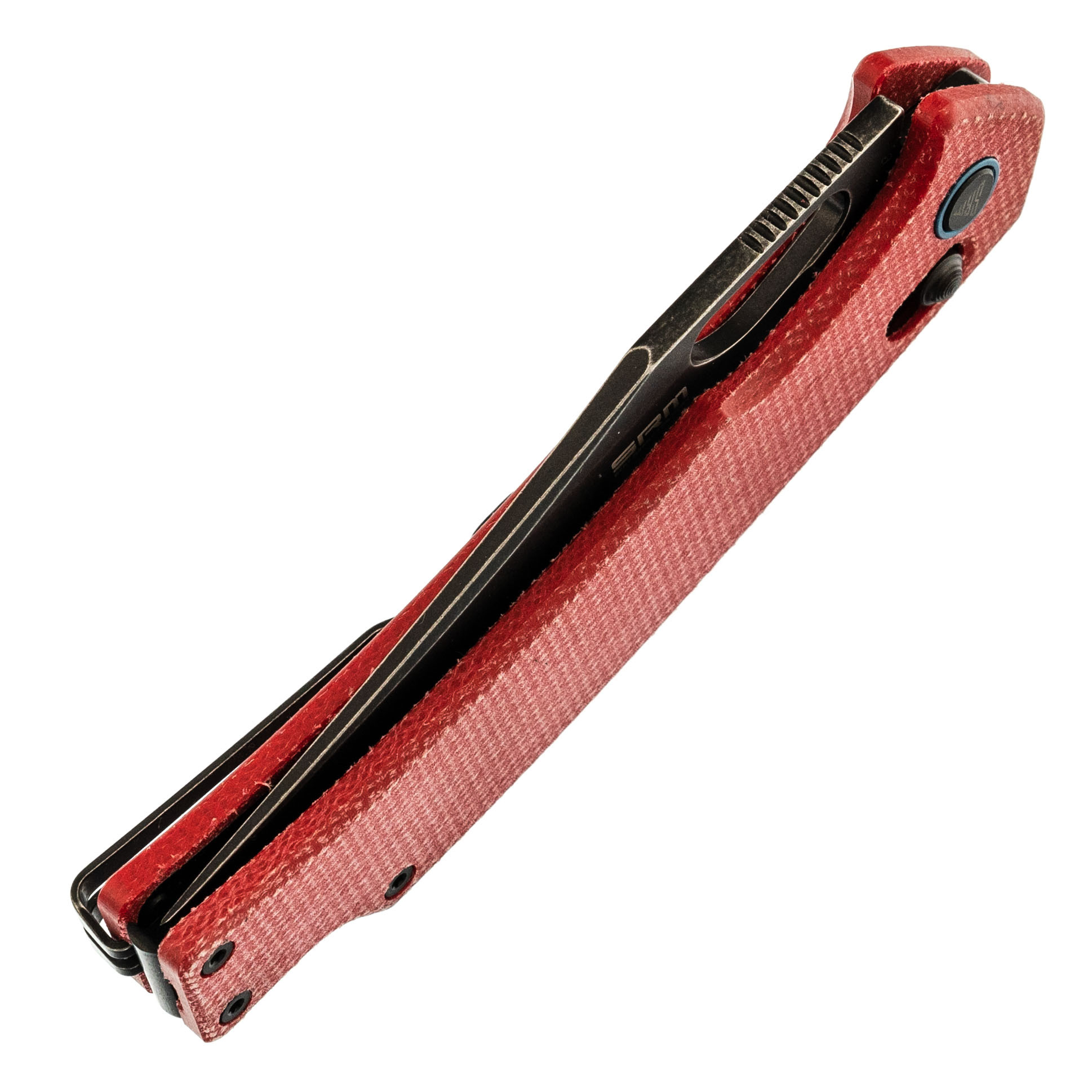 Складной нож SRM 9203-MR2, сталь 10Cr15CoMoV, рукоять Red Micarta - фото 8