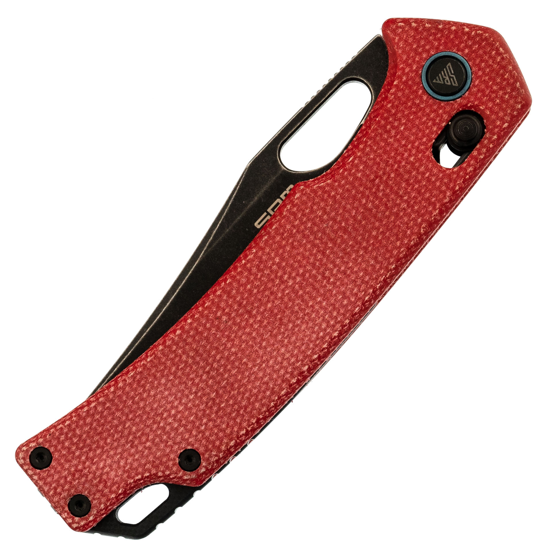 Складной нож SRM 9203-MR2, сталь 10Cr15CoMoV, рукоять Red Micarta - фото 7