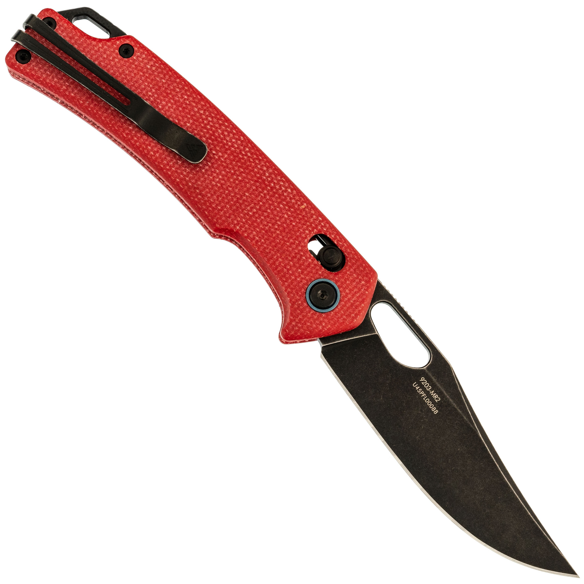 Складной нож SRM 9203-MR2, сталь 10Cr15CoMoV, рукоять Red Micarta - фото 3