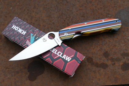 Складной нож Steelclaw Боец Полоски, ограниченный выпуск, сталь VG-10, рукоять G10