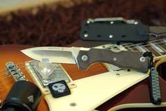 Фото Нож складной Hide Folder, Green Micarta Scales, Crucible CPM® S30V™, Tommaso Rumici Design 7.5 см.