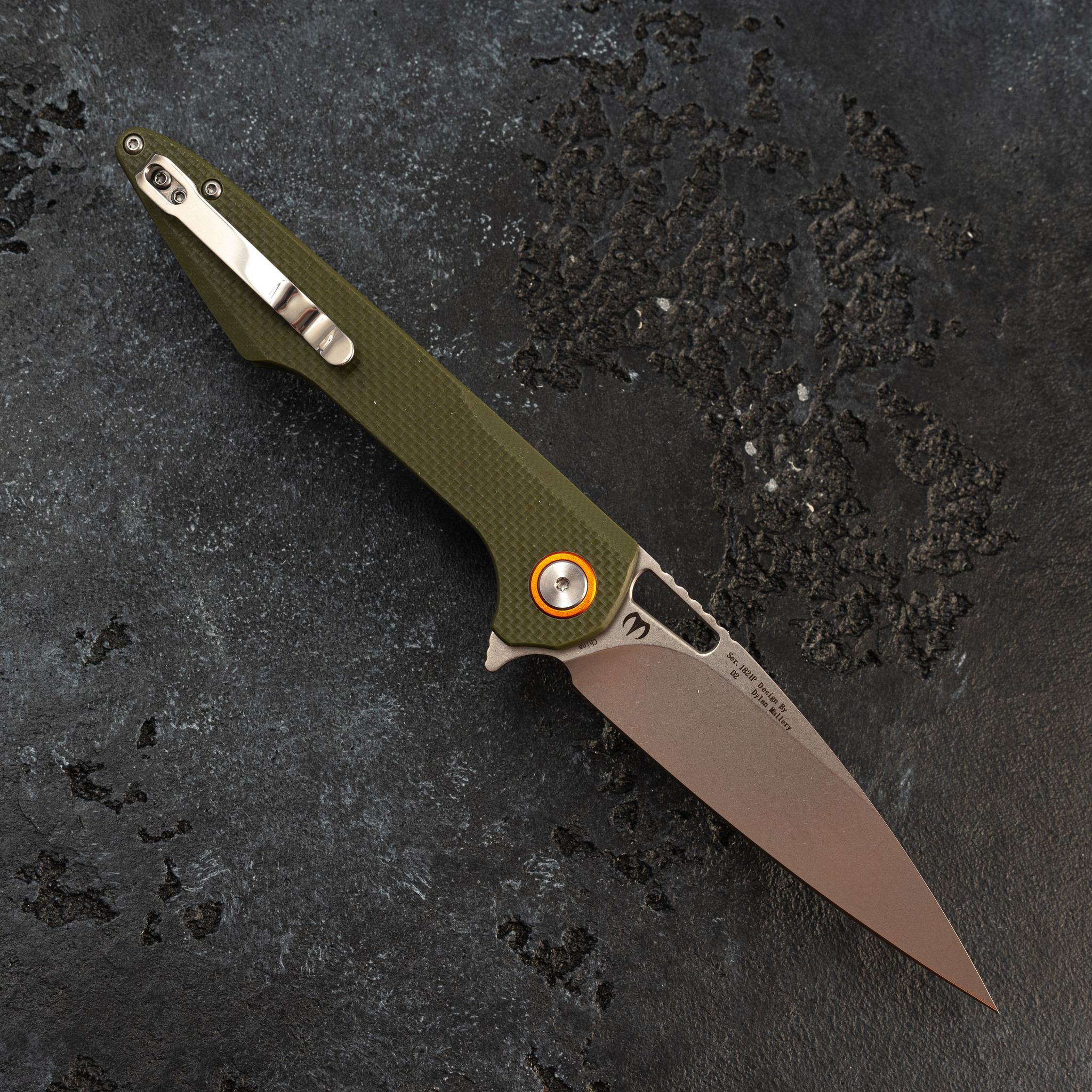 Складной нож Artisan Archeo, сталь D2, Green G10 - фото 5