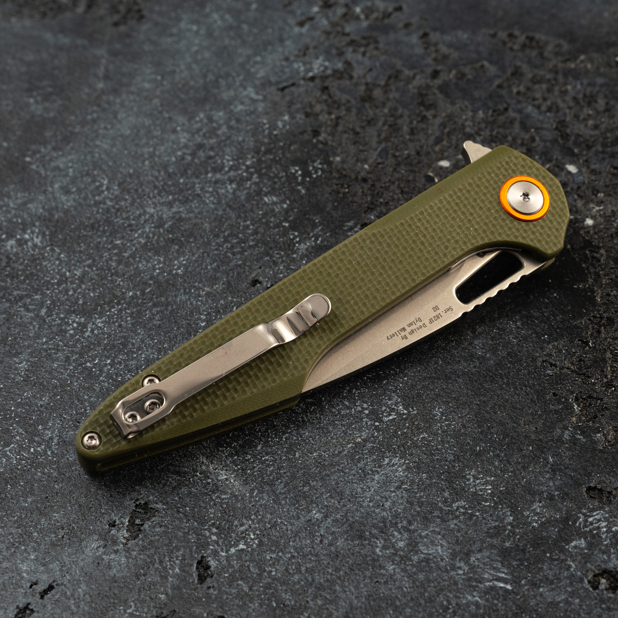 Складной нож Artisan Archeo, сталь D2, Green G10 - фото 9