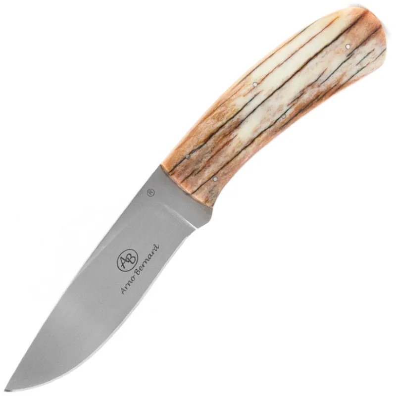 Нож с фиксированным клинком Arno Bernard Fish Eagle, сталь N690, рукоять кость жирафа