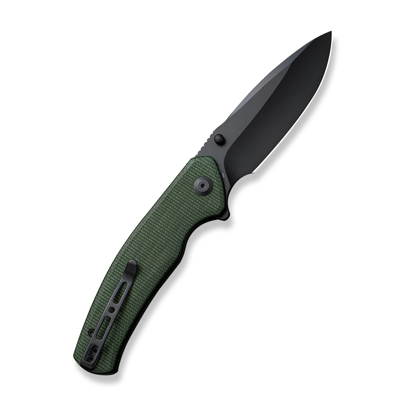 Складной нож Sencut Slashkin, сталь D2, рукоять canvas micarta, black/green - фото 2