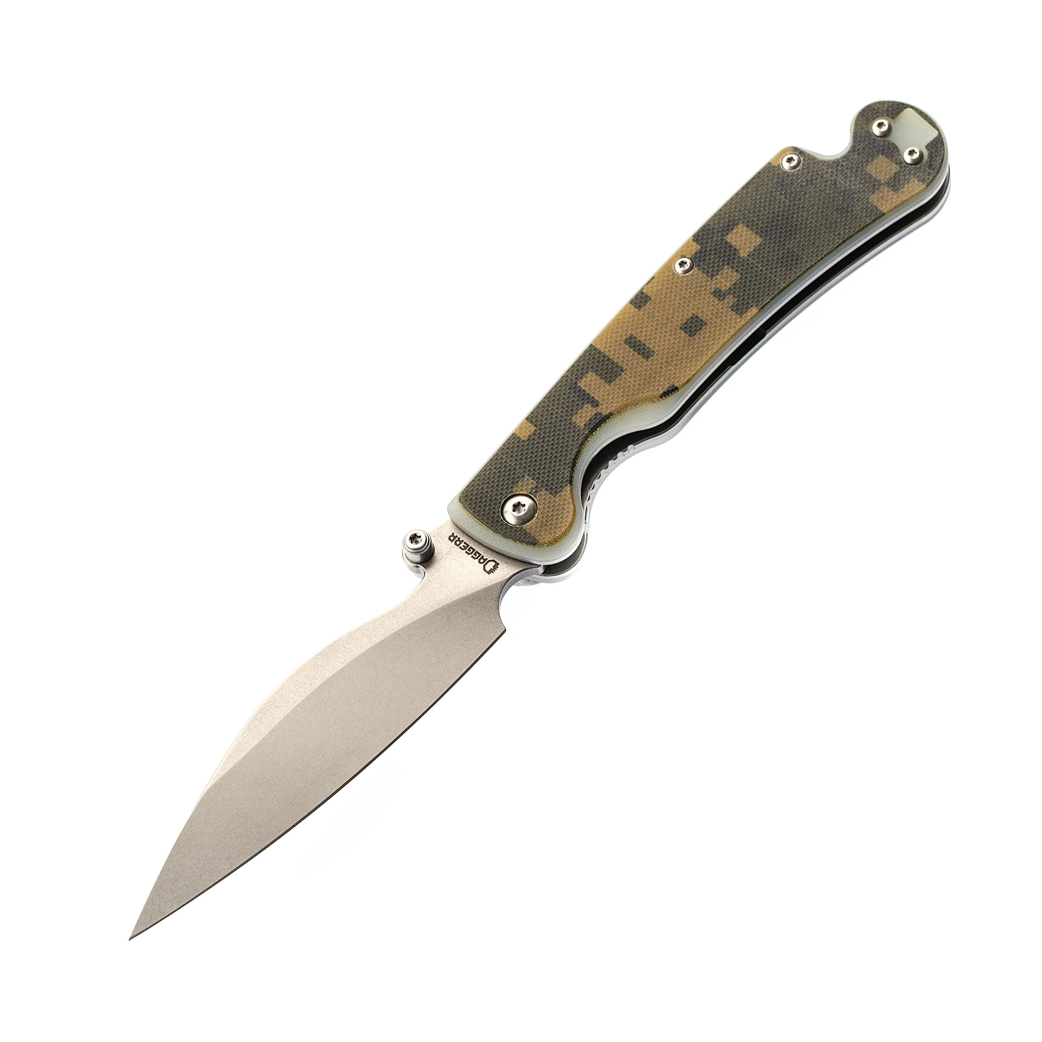 Складной нож Daggerr Pelican Camouflage, сталь D2, G10 - фото 1