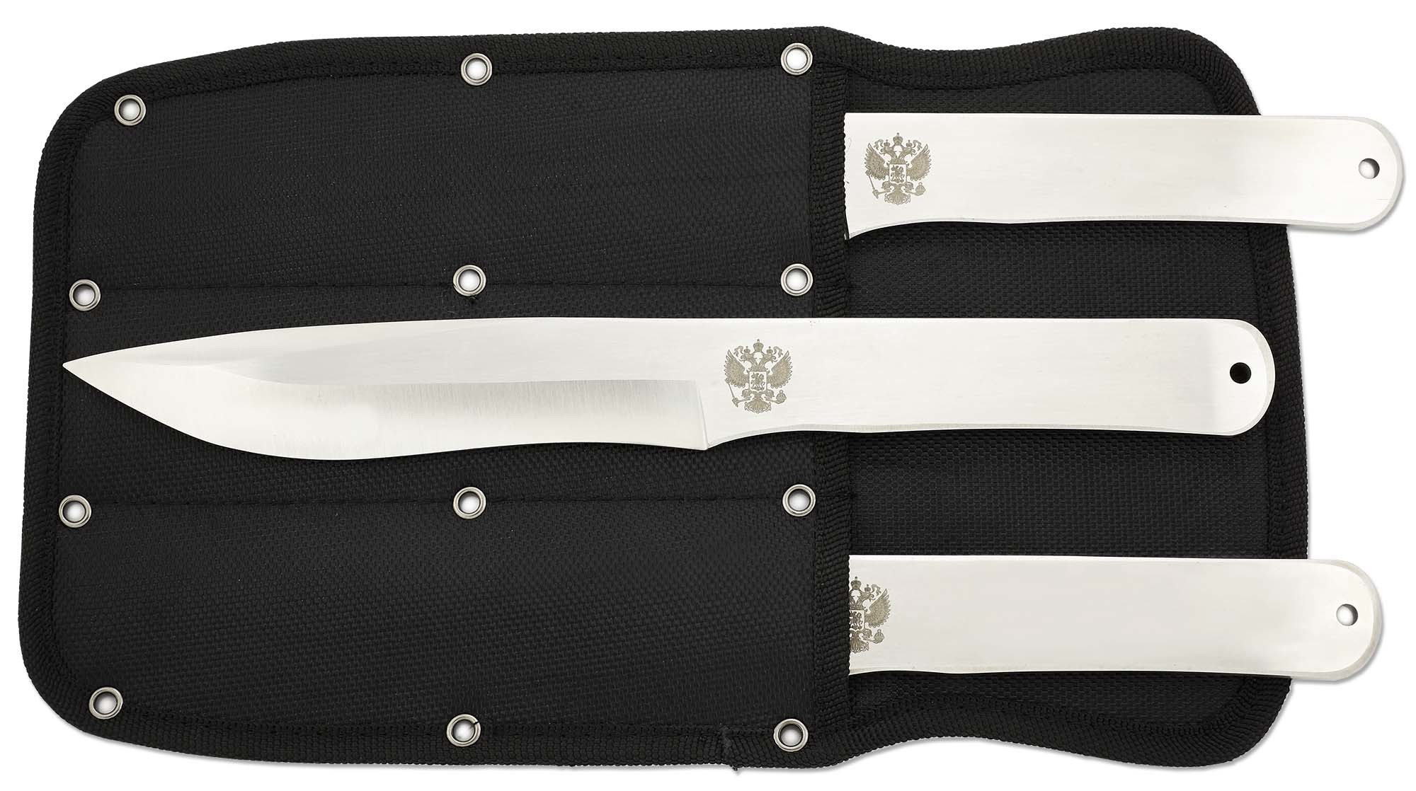 Набор из 3 метательных ножей Герб , M-120G от Ножиков