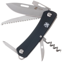 Фото Нож перочинный Stinger 103 мм, 10 функций, черный, в блистере