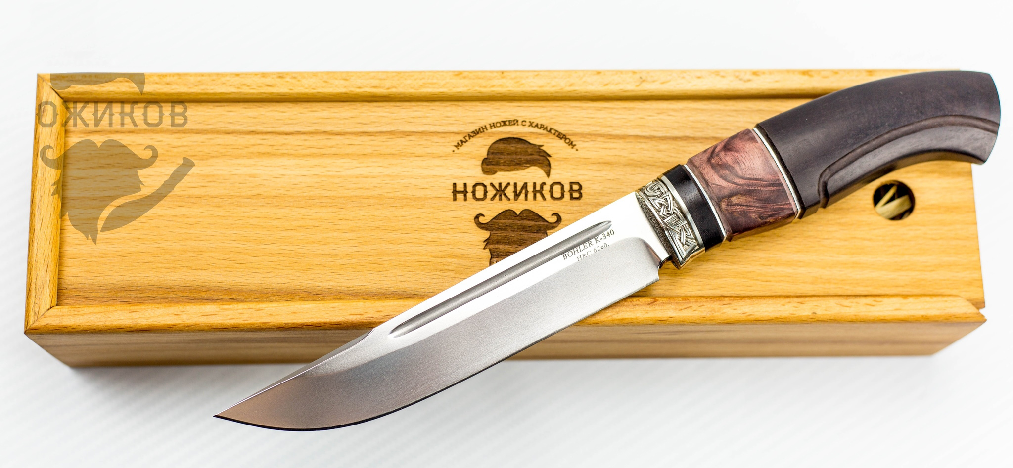 Подарочная коробка для ножей, бук от Ножиков