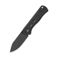 Фото Складной нож QSP Canary Folder, сталь 14C28N с покрытием Black Stonewash, рукоять G10, черный