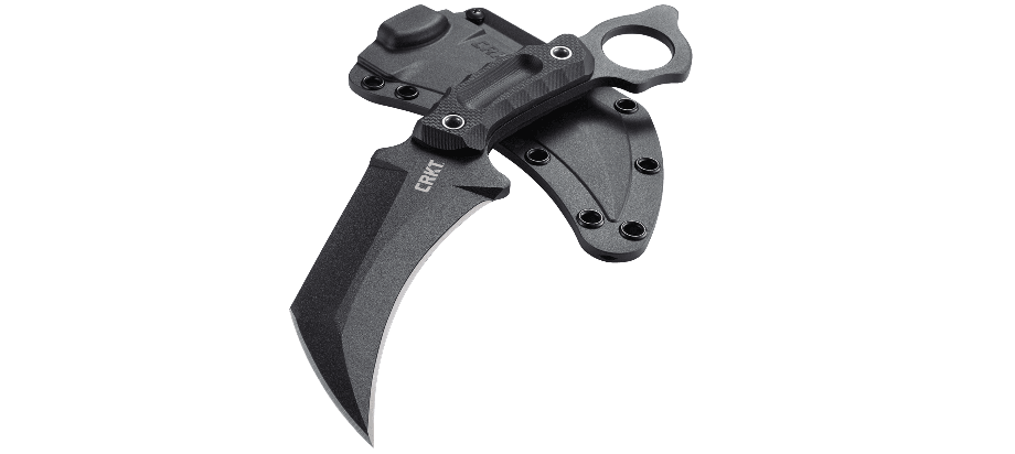 Нож с фиксированным клинком CRKT Du Hoc Karambit, сталь SK5, рукоять G10 от Ножиков