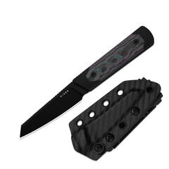 Фото Туристический нож Kizer Hallow Camo Jazzy, сталь 10V, рукоять алюминий/карбон