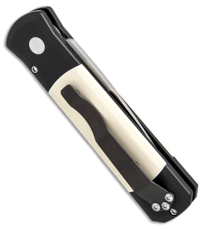 фото Автоматический складной нож pro-tech godson 751, сталь 154cm, рукоять алюминий/микарта