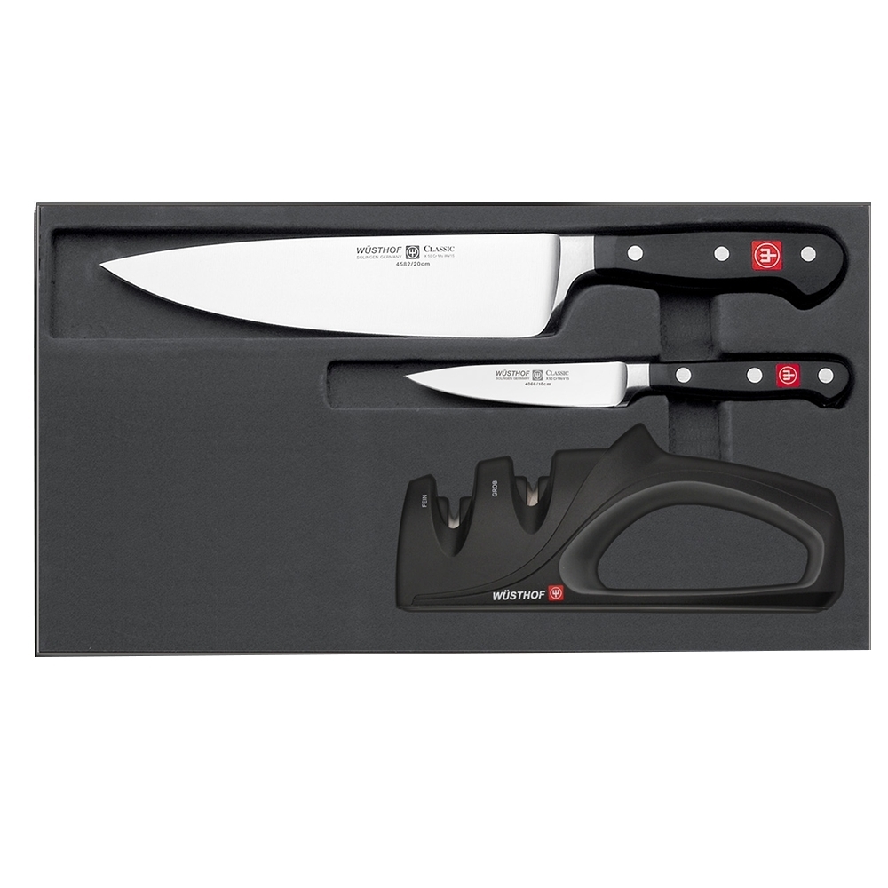 Набор кухонных ножей с точилкой 9608-5, серия Classic