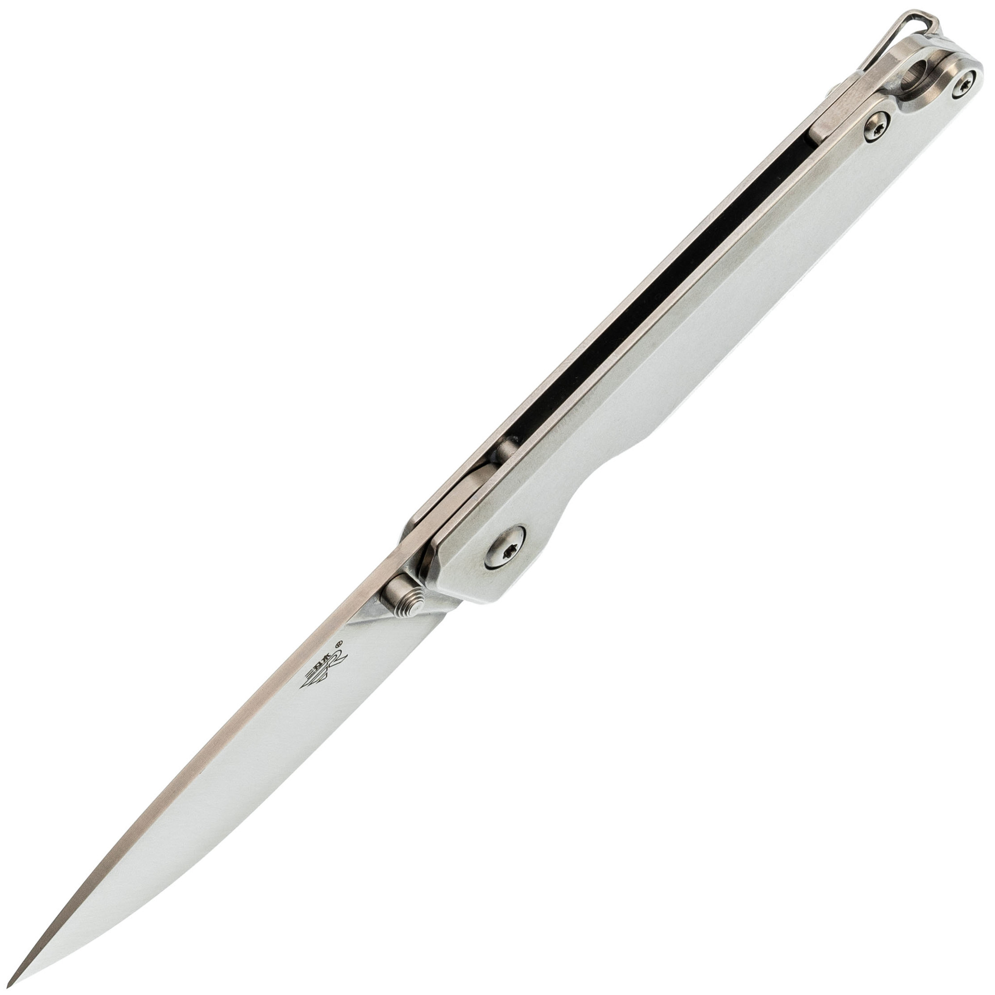 Складной нож Sanrenmu 7096LUC-SC, сталь 12C27, рукоять сталь - фото 2