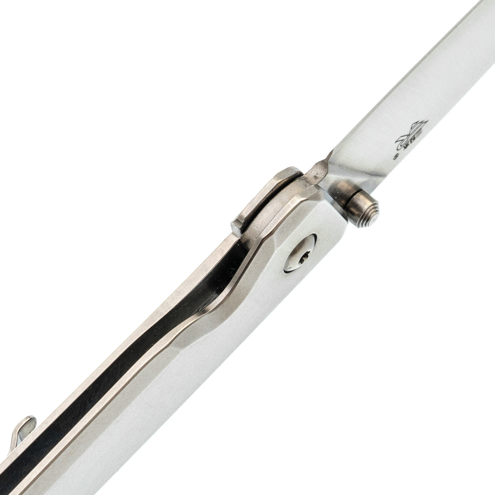 Складной нож Sanrenmu 7096LUC-SC, сталь 12C27, рукоять сталь - фото 4