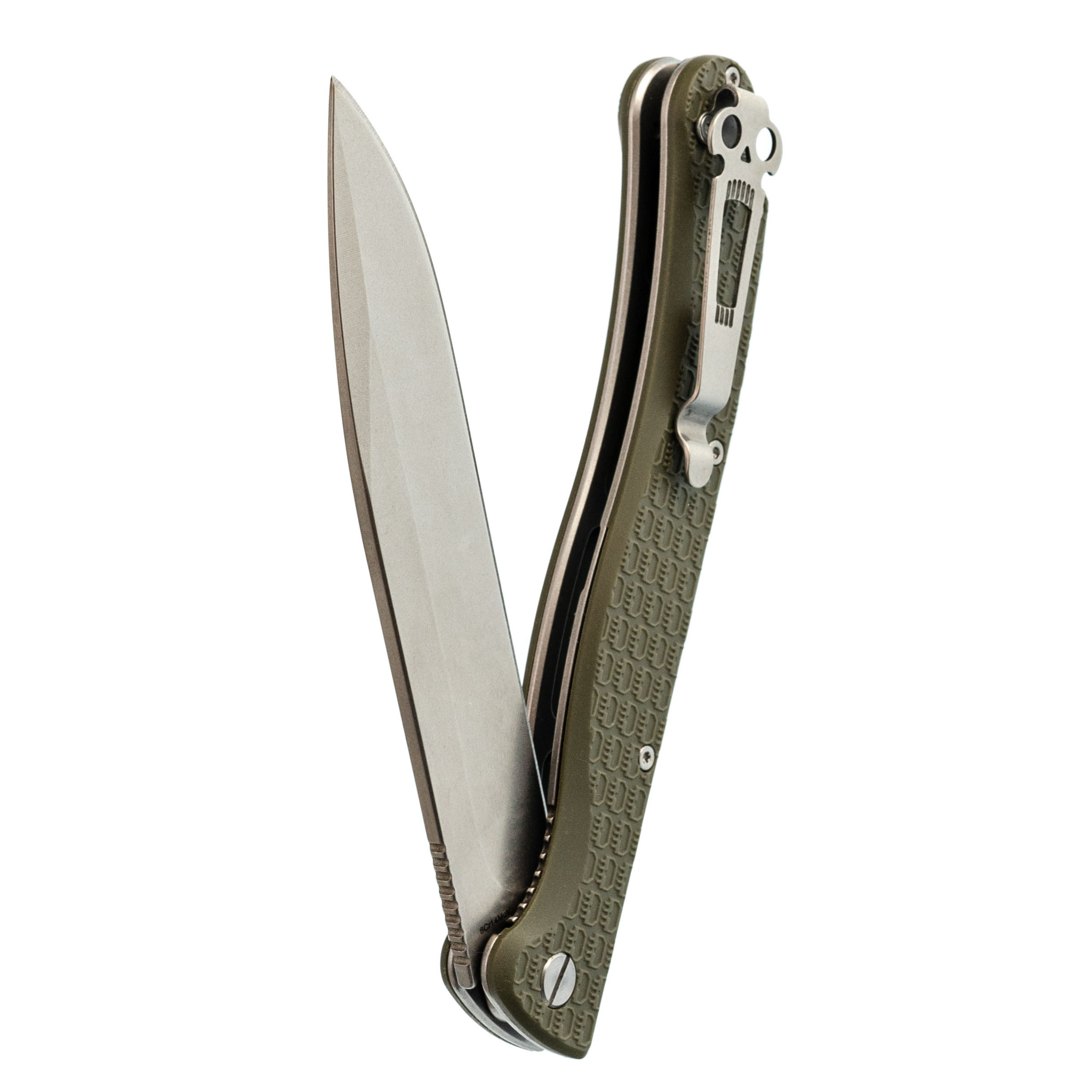 Складной нож Dagger Finka Olive DL, сталь 8cr14mov, рукоять FRN - фото 6