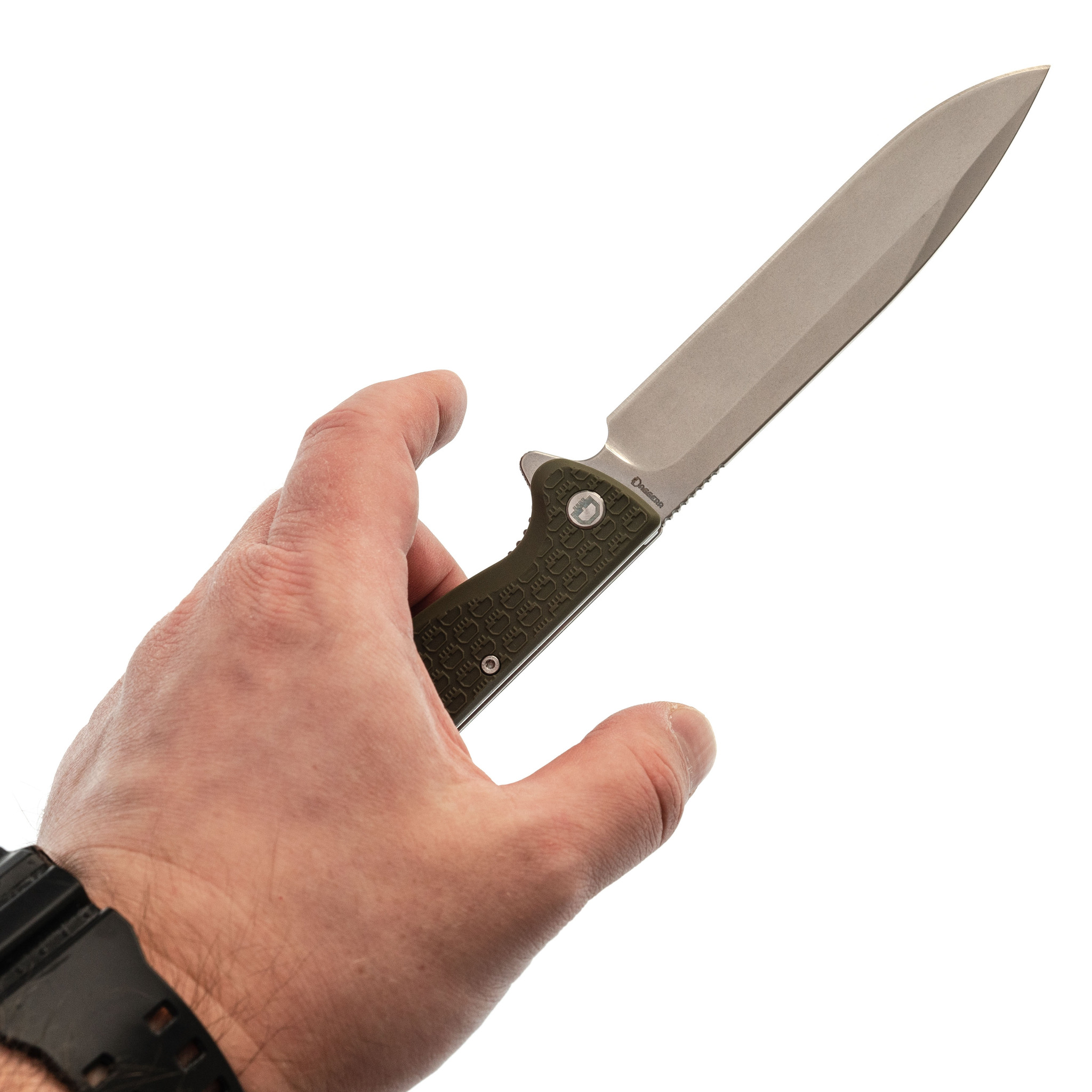 Складной нож Dagger Finka Olive DL, сталь 8cr14mov, рукоять FRN - фото 8