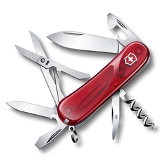Фото Нож перочинный Victorinox Evolution 14.600 2.3903.ET 85мм 14 функций полупрозрачный красный