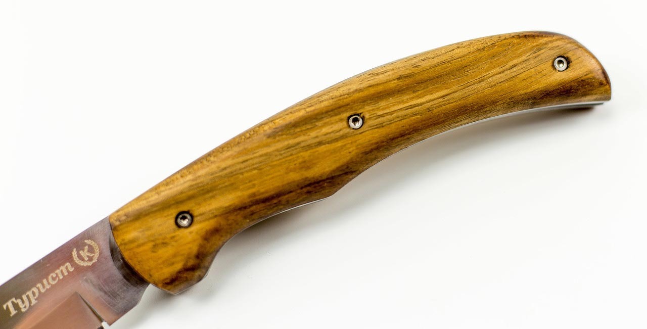 Складной нож Турист орех, Кизляр - фото 4