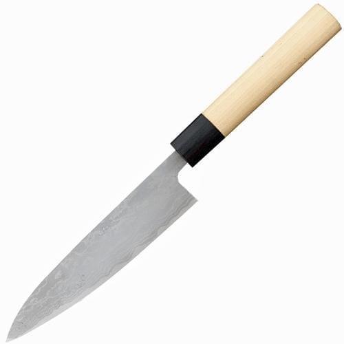 Универсальный кухонный нож Maruyoshi, 287 мм, сталь Shirogami, рукоять дерево магнолия