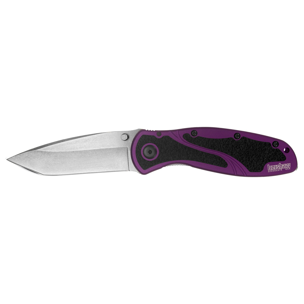 Складной нож Kershaw Blur Purple 1670PURBDZ, сталь BDZ1, рукоять алюминий - фото 1
