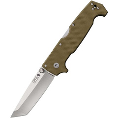 Фото Нож складной Cold Steel SR1 Folding Knife Tanto Point, сталь CPM S35VN, рукоять G10, зеленый